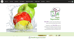 Desktop Screenshot of onelife.co.za